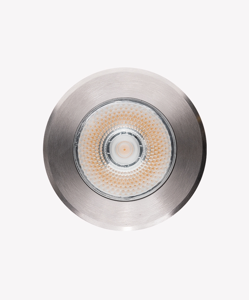 Embutido Solo Opus LED 12 watts 3000K 120° Inox IP65 Ø120mm OPS 87449