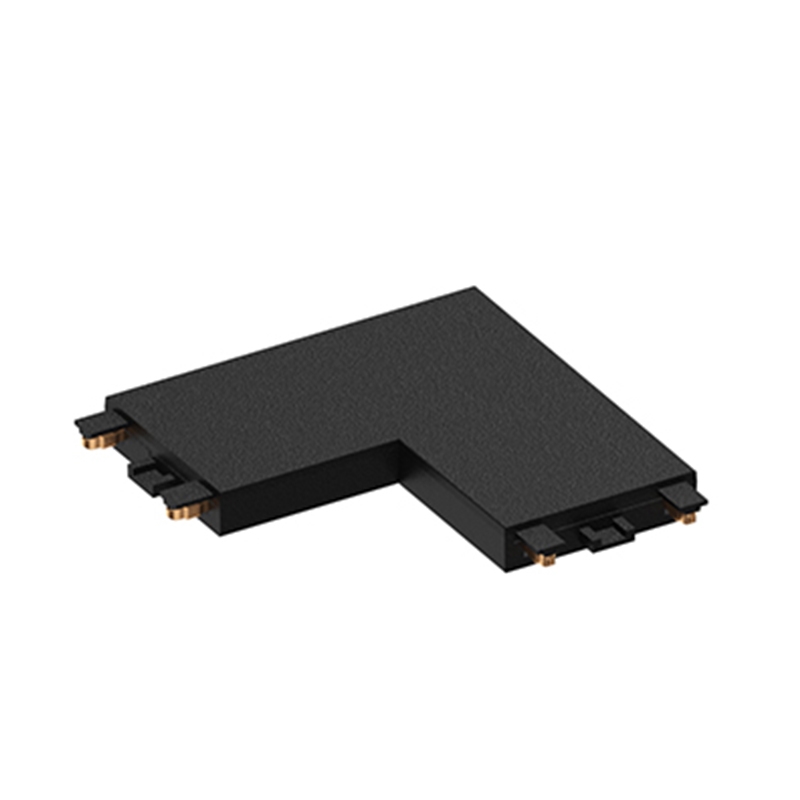 Emenda para Trilho Magnético Nordecor Kay L Teto Preto 55x55mm 6567