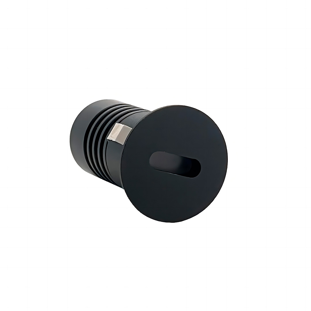 Mini Embutido Nordecor Domy Ini Redondo 1 watts 3000K IP20 Preto IRC90 Bivolt Ø25x38x22mm 6521