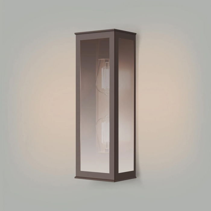 Arandela Ideal Bolt Alumínio e Vidro Espelhado 2L E27 375x130x105mm 262 VE