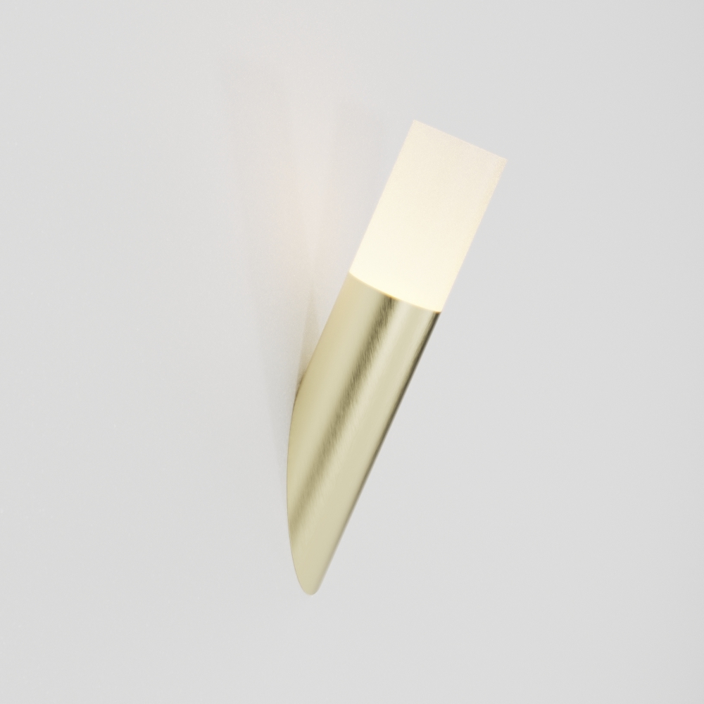 Arandela Golden Art Taq 1L Mini Dicróica 340x62x150mm P2422PI (Designer Tadeu Omae)