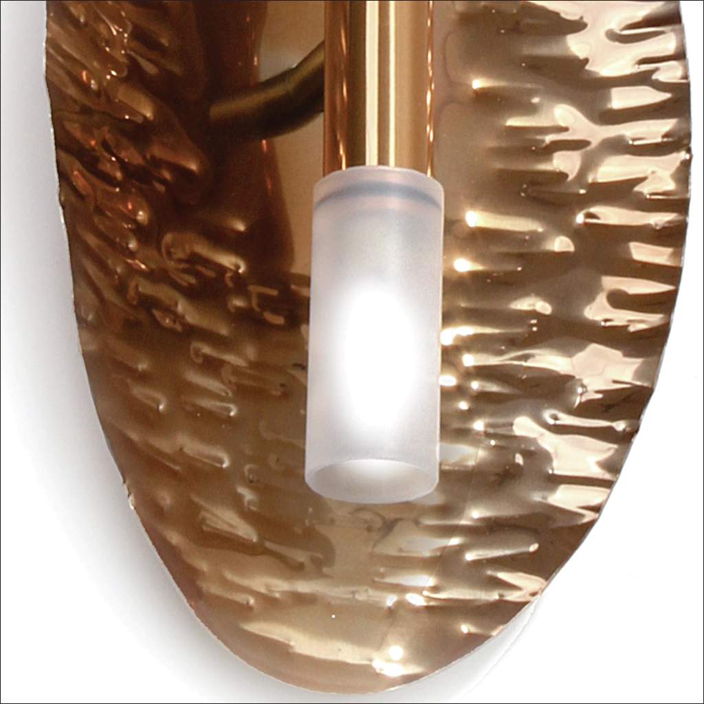 Arandela Old Artisan Flash Martelado 2L G9 310X175X65mm AR-5779