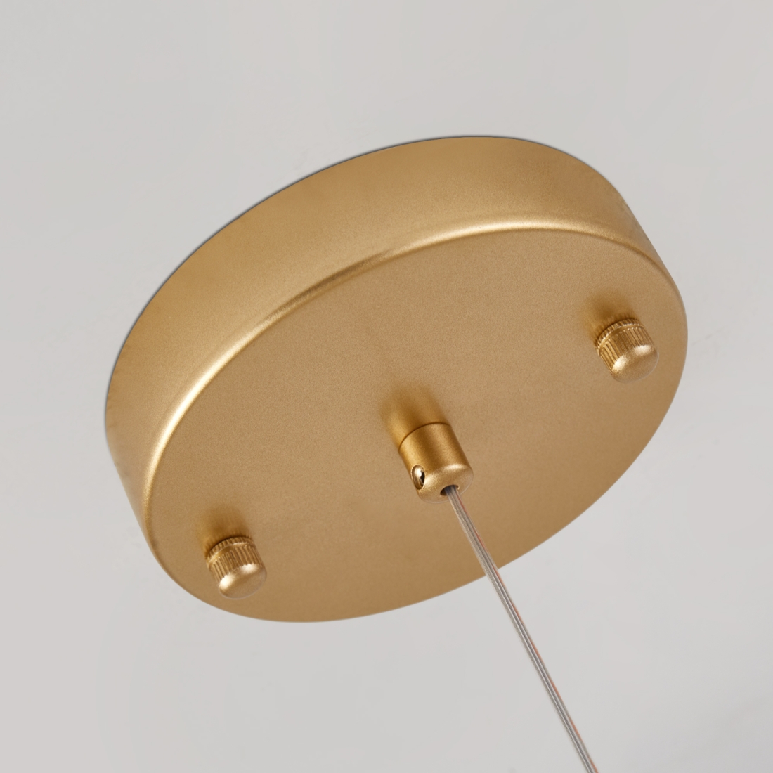 Pendente Nordecor Dufi 1L G9 Ouro Champagne e Mármore IP20 Bivolt 80x80x220mm 2923
