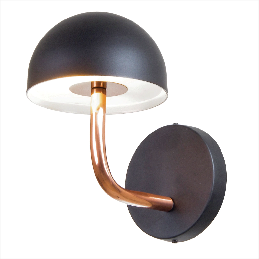 Arandela Old Artisan Mushroom Braço Curvo 3L G9 195x140x190mm AR-5832