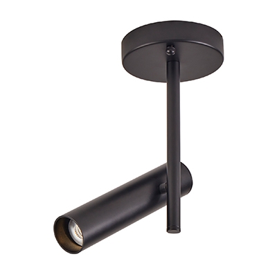 Spot Direcionavel Nordecor Clus 1L Mini Dicroica MR11 Preto 190x240mm 2916