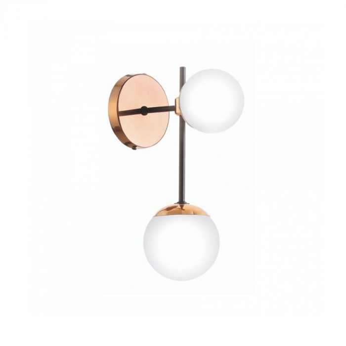 Arandela Old Artisan 2L G9 350X120X230mm Globo Ø120mm e Ø100mm AR-5327