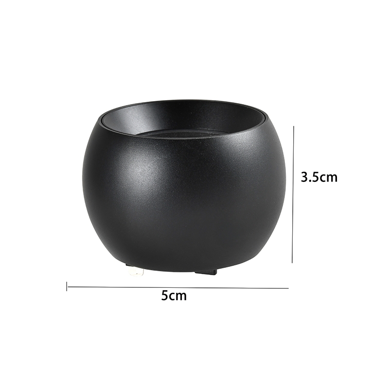 Spot Magnético Nordecor Kay Loz 5 watts 3000K 24° 48V Preto Ø50x35mm 6563