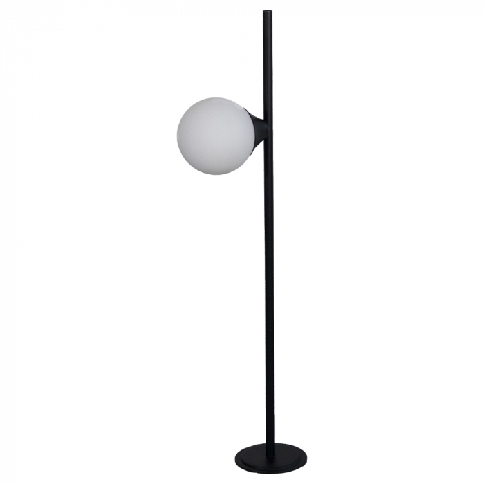 Poste Balizador Ideal Sphera Externo Alumínio e Vidro 1L G9 600X100X100mm E-106