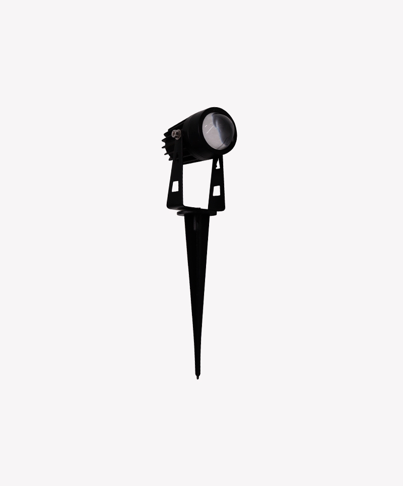 Espeto Opus LED 3 watts 3000K Preto 10° IP65 Bivolt 80x265mm OPS 84424
