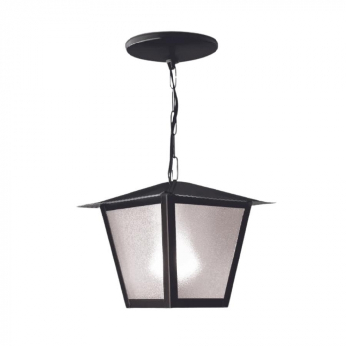 Pendente Ideal Colonial Alumínio e Termoplástico 1L E27 330X200X200mm LA-4-C
