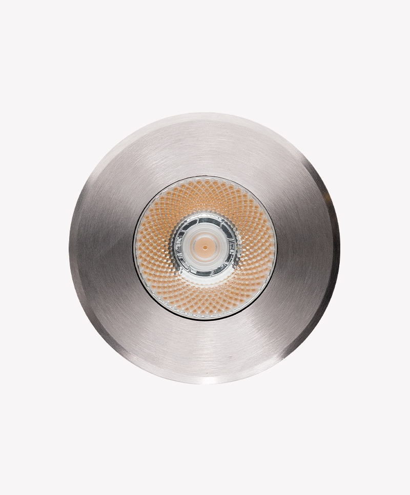 Embutido Solo Opus LED 7 watts 3000K 120° Inox IP65 Ø100mm OPS 87432