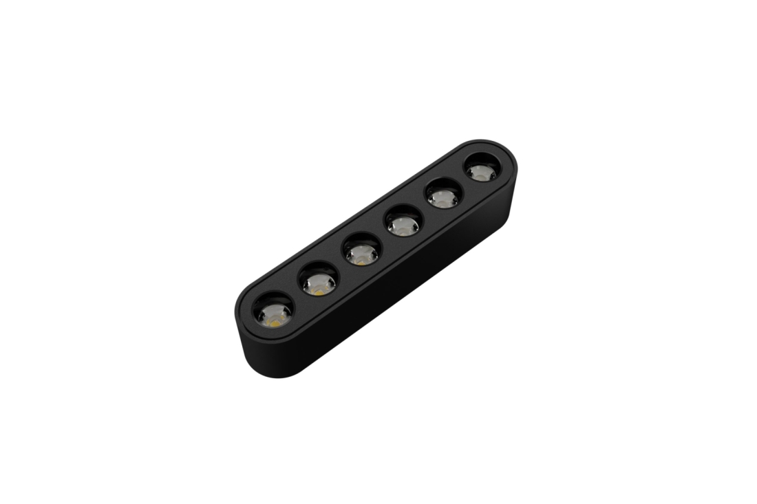 Módulo Magnético Nordecor Kay Pro 6 watts 3000K 24° 48V IRC90 Preto 120x26x26mm 6553