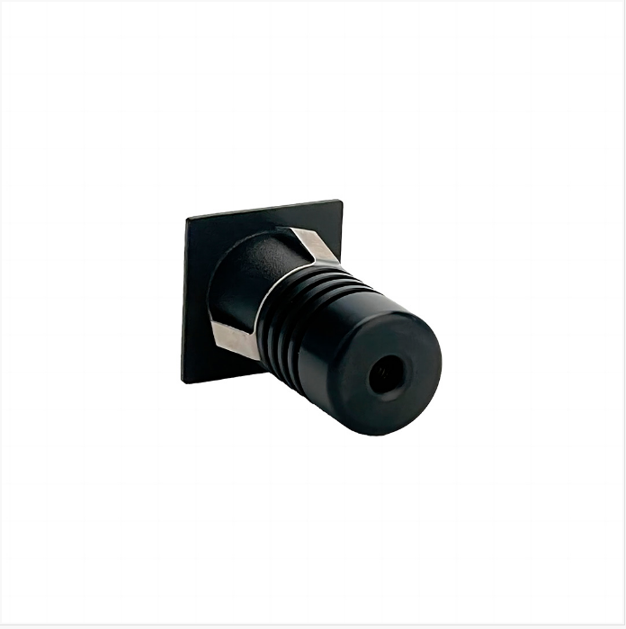 Mini Embutido Nordecor Domy Ini Quadrado 1 watts 3000K Preto IP20 IRC90 Bivolt 25x25x38mm 6523