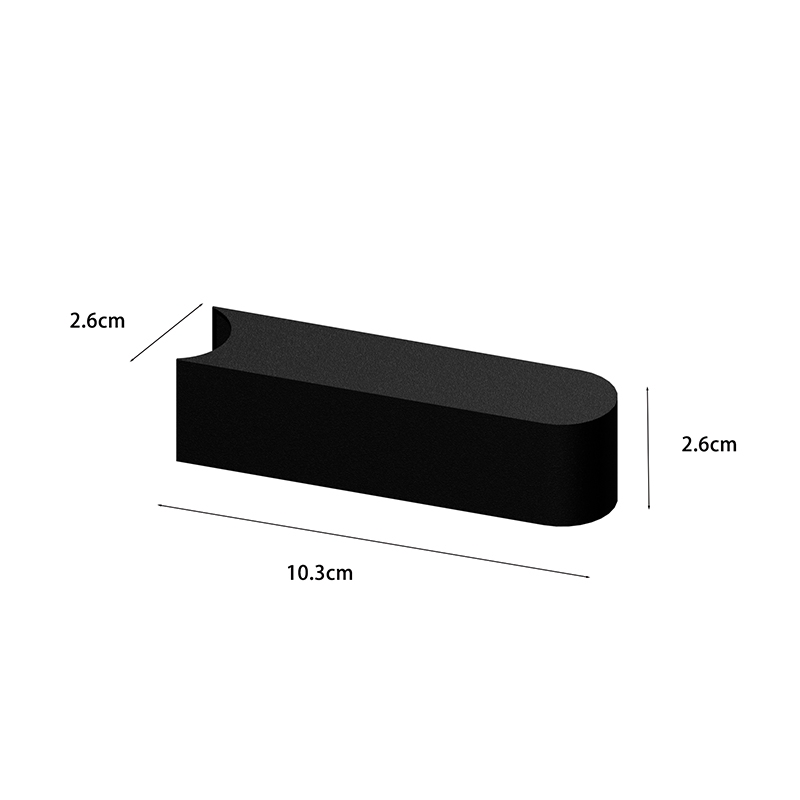 Suporte Sobrepor para Fonte Magnético Nordecor Kay 48V Preto 103x26x26mm 6572