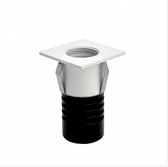 Mini Embutido Nordecor Auko Quadrado 1 watts 3000K 30° Branco 25x25x38mm IRC90 Bivolt 6530