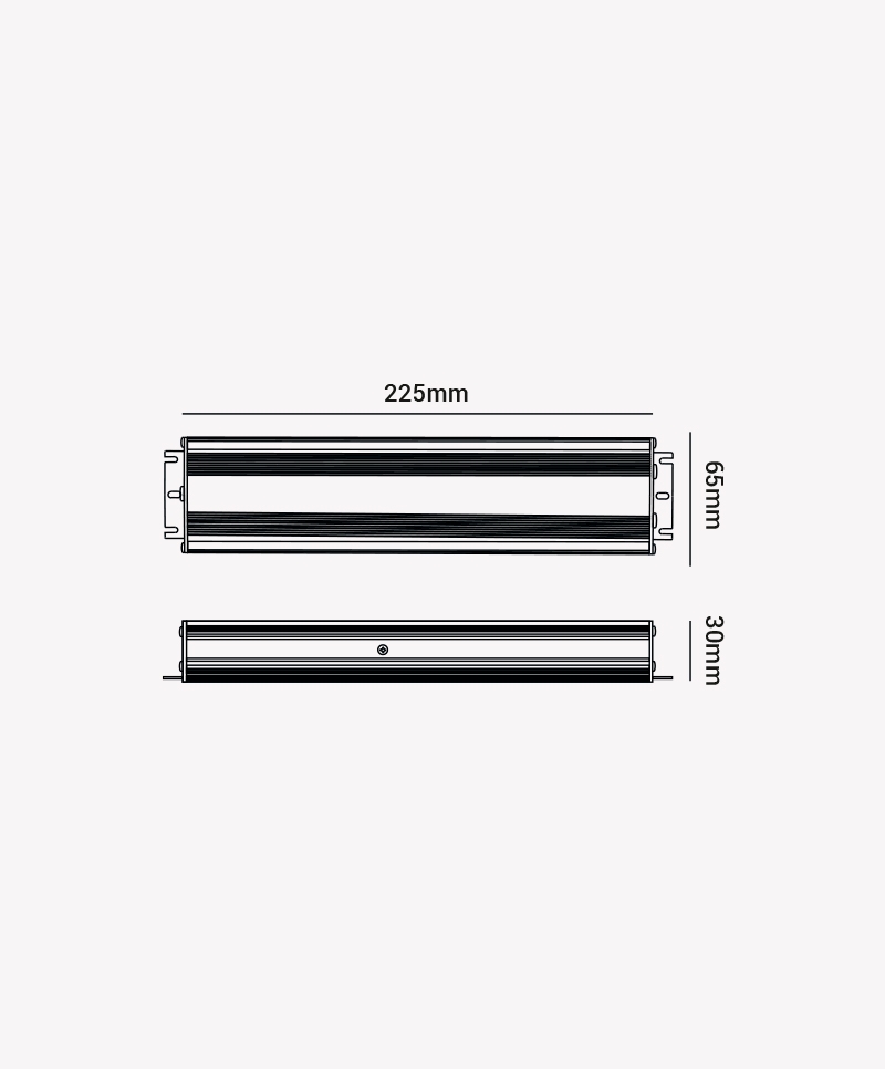 Fonte 12V Opus 200 Watts 16,7A IP67 Blindada 65x225x30mm OPS 86916