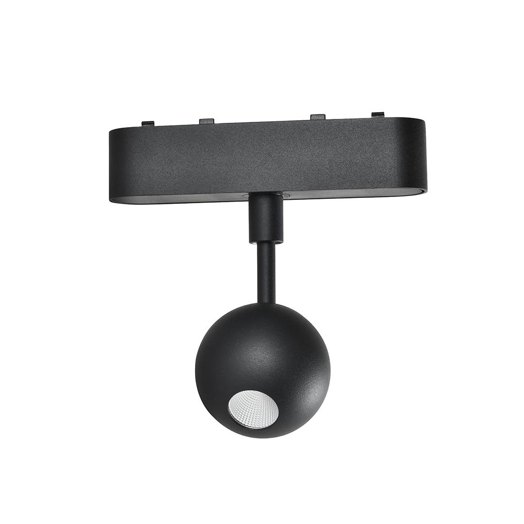 Spot Magnético Nordecor Kay Tez 5 watts 3000K 48V  IRC90 38° Preto Ø50x120mm 6559