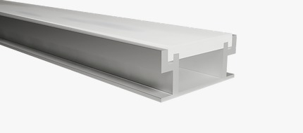 Perfil Embutir Alpertone Solo 19x8mm (Barra 3 metros) 908A3L / 908B3L / 908P3L