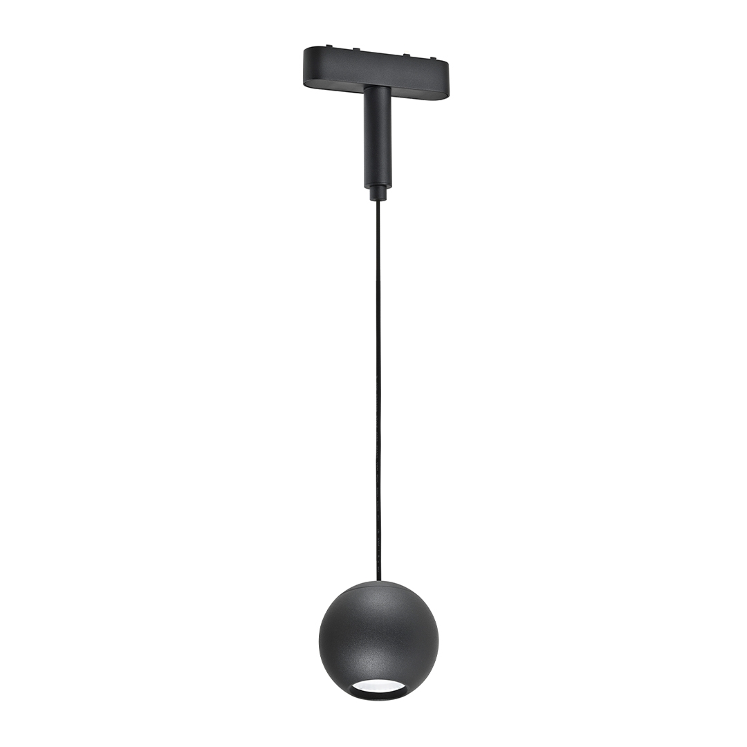 Pendente Magnético Nordecor Kay Tez 8,5 watts 3000K 48V  IRC90 38° Preto Ø70x1500mm 2844