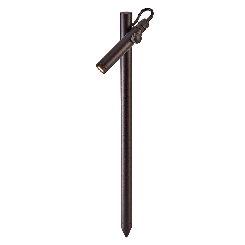 Mini Espeto Nordecor Kewe Preto 1 watt 3000K IP67 36° Bivolt 400mm 6597