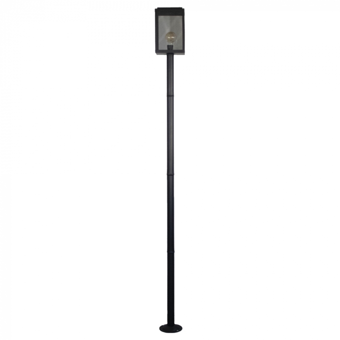 Poste Ideal Industrial Externo Alumínio 1L E27 1760x200x200mm PA-24