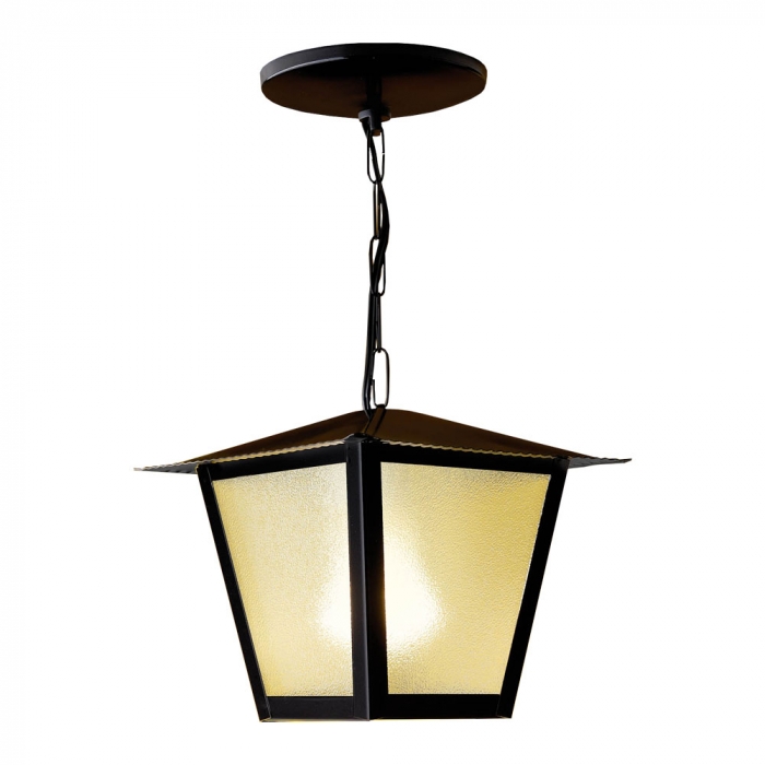 Pendente Ideal Colonial Aço Fosfatizado e Termoplástico 1L E27 330X200X200mm L-4-C