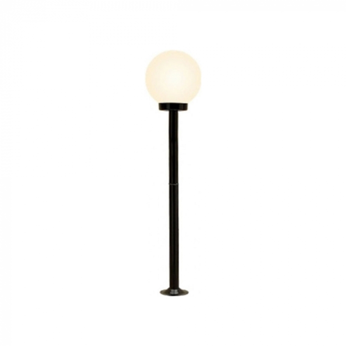 Poste Ideal Solarium Aço Fosfatizado e Globo em Polietileno 1L E27 1280X300mm PA-10 B/15 C/GP