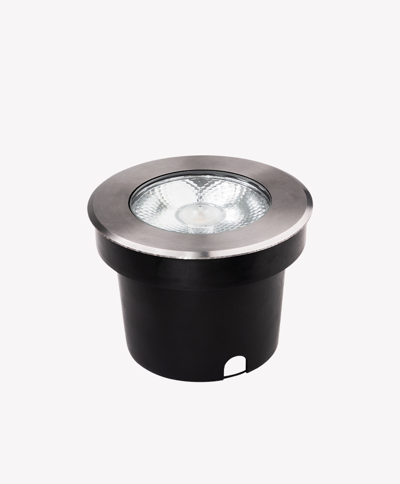 Embutido Solo Opus LED 12 watts 3000K 120° Inox IP65 Ø120mm OPS 87449