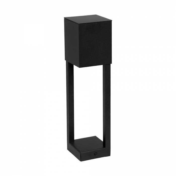 Poste Balizador Ideal Retangular Externo Alumínio 1L GU10 300X76X76mm PA-403