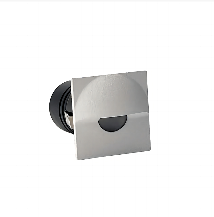 Mini Embutido Nordecor Romi Quadrado 1 watts 3000K Branco IP65 25x25x35mm IRC90 Bivolt 2841