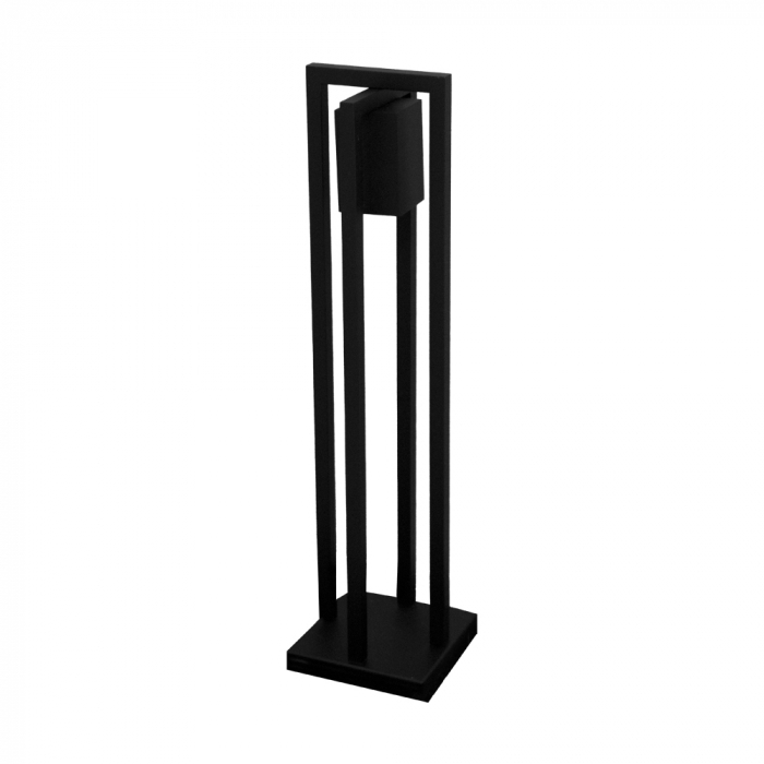 Poste Balizador Ideal Retangular Externo Alumínio 1L GU10 500X125X125mm PA-452