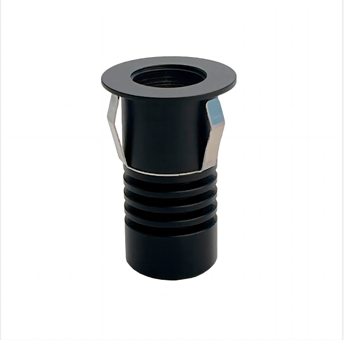 Mini Embutido Nordecor Auko Redondo 1 watts 3000K 30° Preto Ø25x38x22mm IRC90 Bivolt 6529