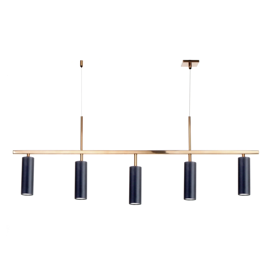 Pendente Old Artisan Pipeline 5L MR11 190x12x1000mm PD-5827