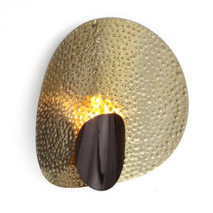 Arandela Old Artisan Splash Corrugado 1L G9 280X240X90mm AR-5716