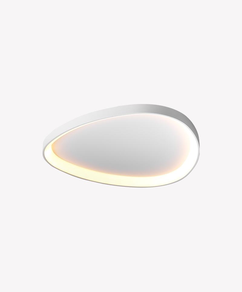 Plafon Opus Seixos Branco 45 watts 3000K Bivolt Ø620mm OPS 84080