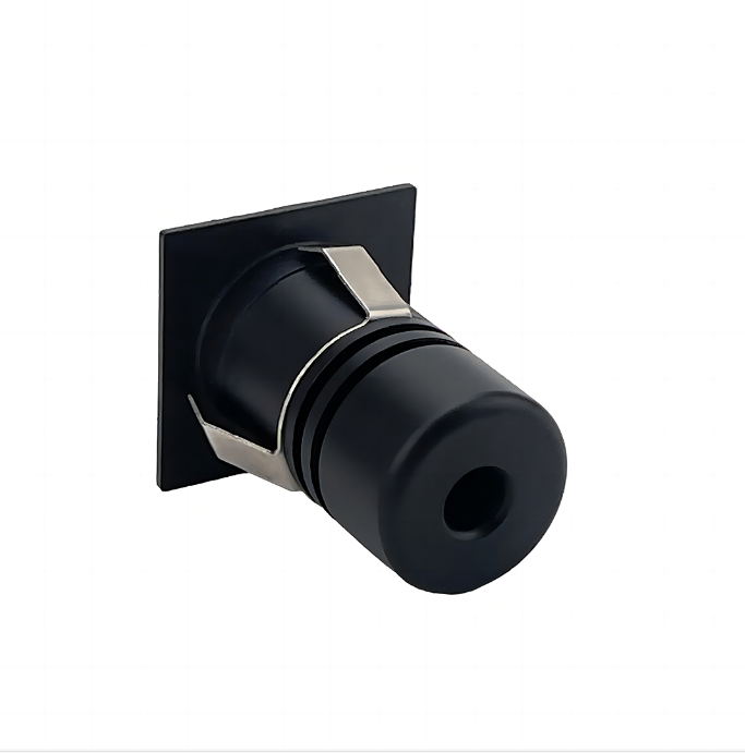 Mini Embutido Nordecor Romi Quadrado 1 watts 3000K Preto IP65 25x25x35mm IRC90 Bivolt 2842