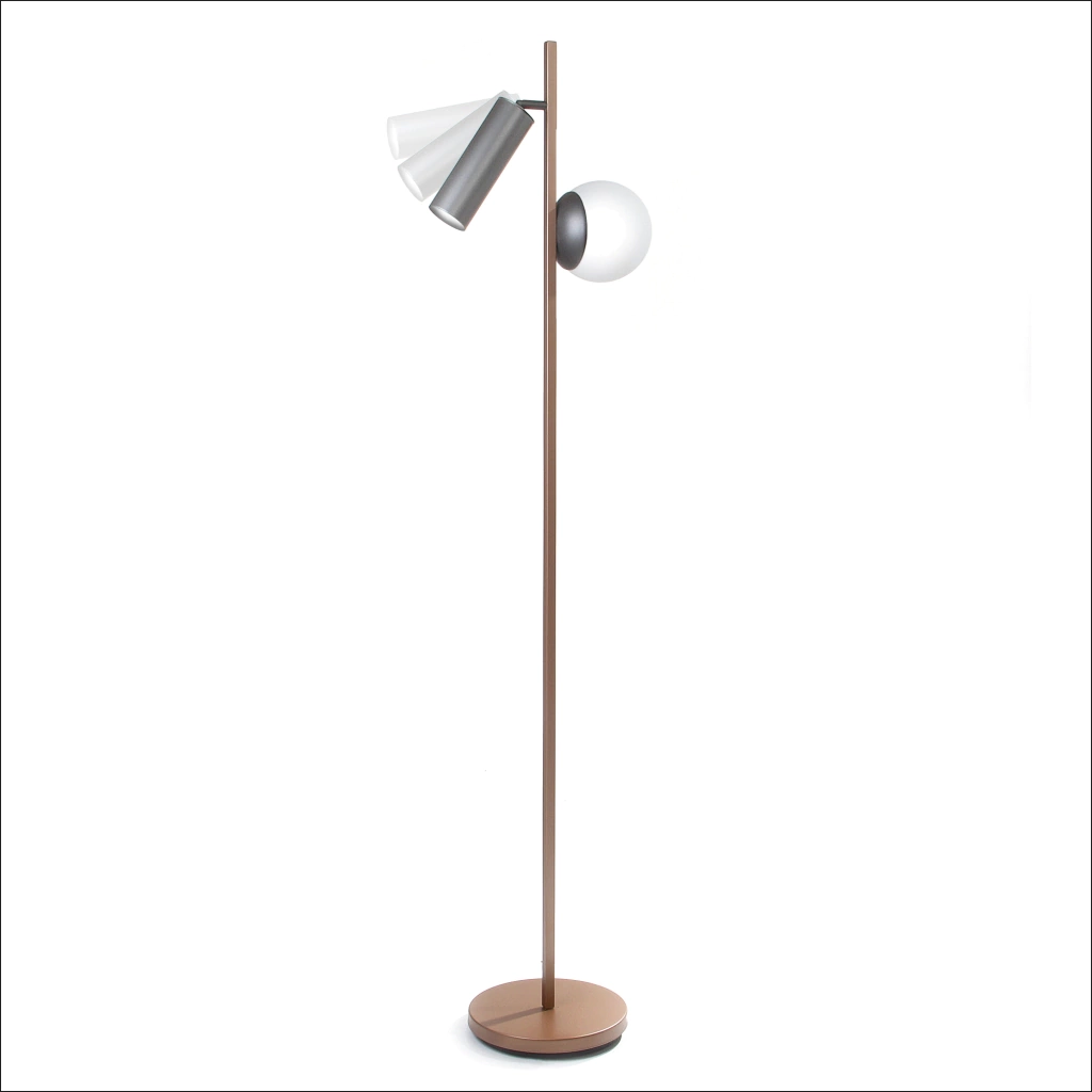 Luminária de Piso Old Artisan Ela 1L MR11 + 1L G9 1460x240x310mm ABJ-5817