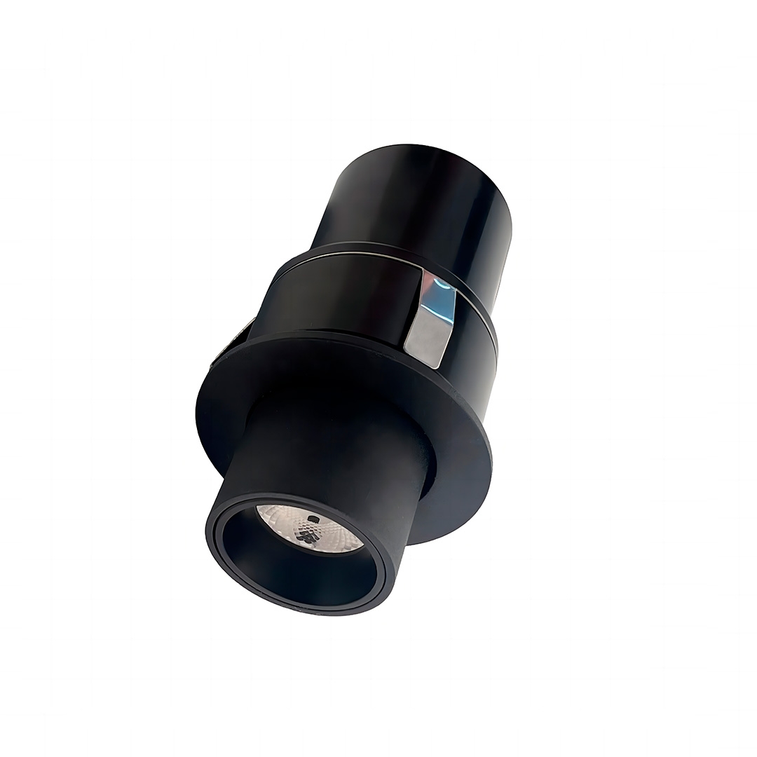 Spot Embutido Nordecor Mali 5 watts 3000K 25° Preto Ø33x55x65mm IRC90 Bivolt 6547