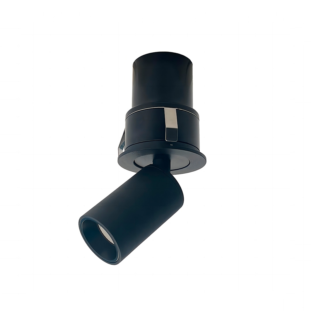 Spot Embutido Nordecor Mali 5 watts 3000K 25° Preto Ø33x55x65mm IRC90 Bivolt 6547
