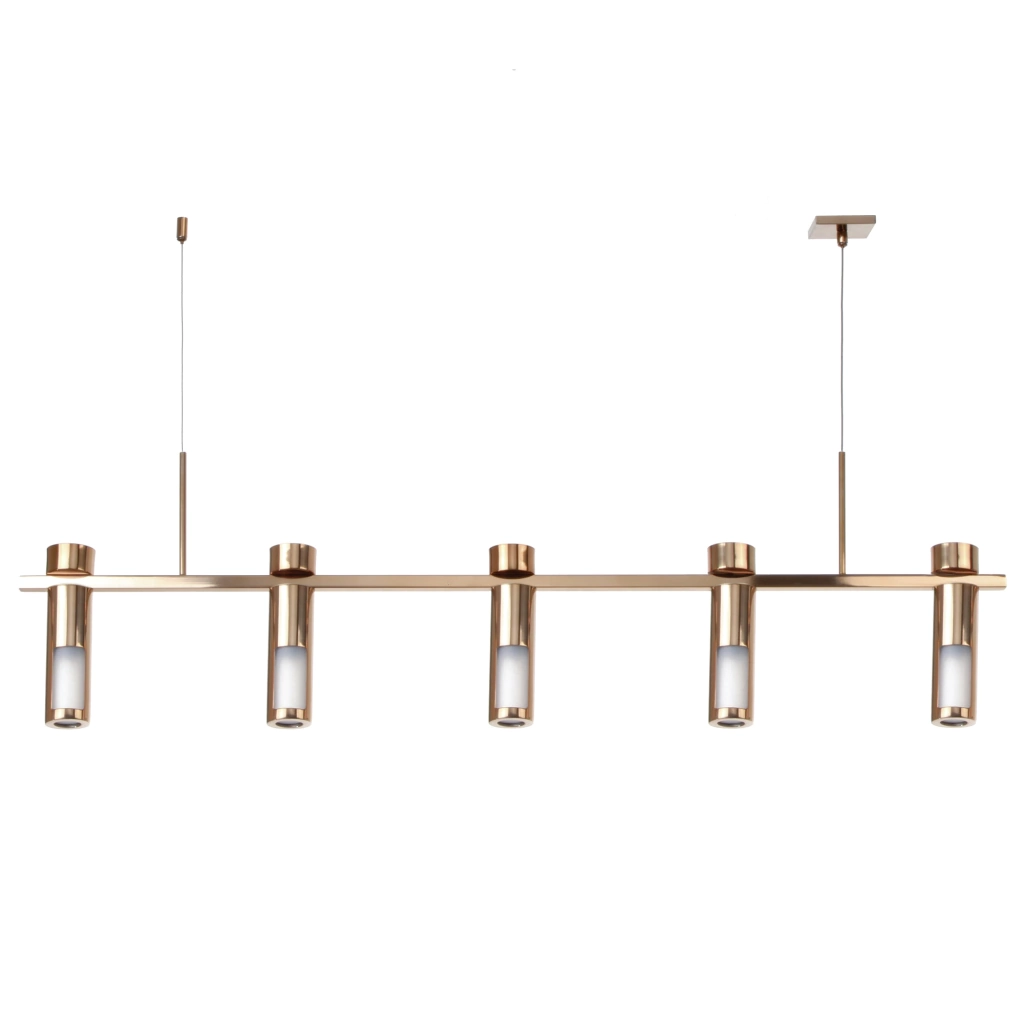 Pendente Old Artisan Pipeline 5L MR11 370x51x1000mm PD-5825