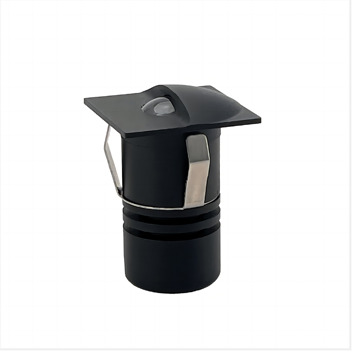 Mini Embutido Nordecor Romi Quadrado 1 watts 3000K Preto IP65 25x25x35mm IRC90 Bivolt 2842