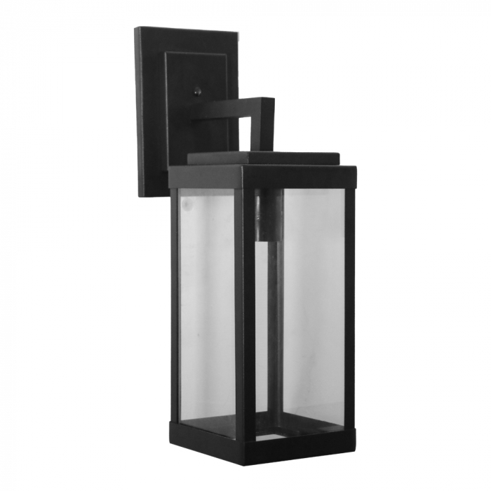 Arandela Ideal Vintage Alumínio e Vidro Transparente 1L E27 400x130x200mm 261 VT