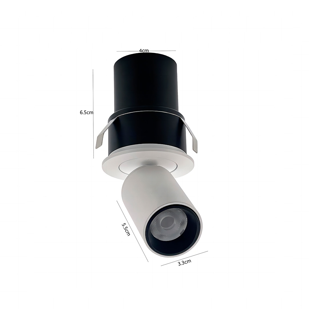 Spot Embutido Nordecor Mali 5 watts 3000K 25° Branco Ø33x55x65mm IRC90 Bivolt 6546