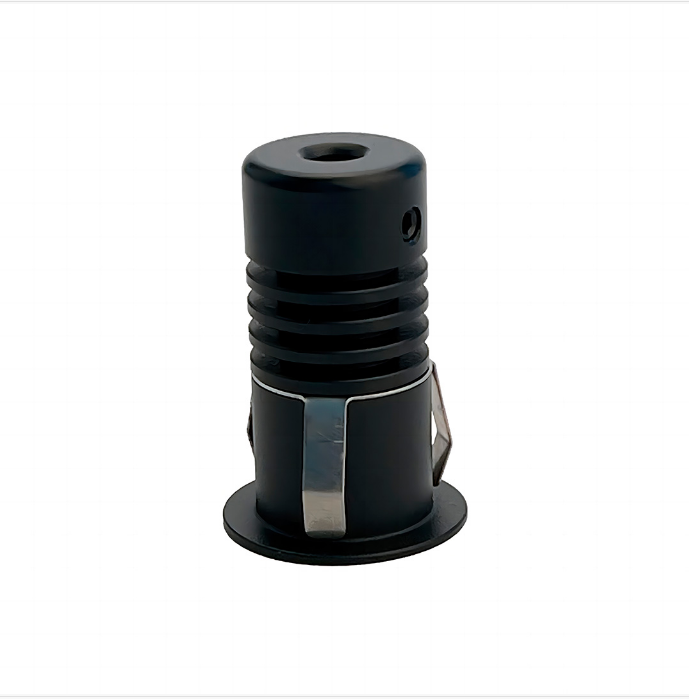 Mini Embutido Nordecor Auko Redondo 1 watts 3000K 30° Preto Ø25x38x22mm IRC90 Bivolt 6529