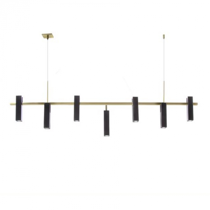 Pendente Old Artisan Square 7L MR11 380X1300X40mm PD-5690