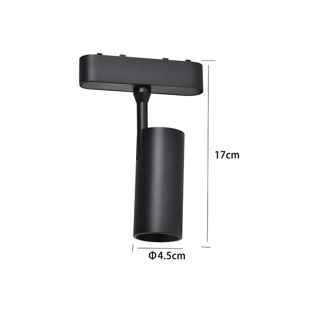 Spot Magnético Nordecor Kay In 9 watts 3000K 48V  IRC90 24° Preto Ø45x170mm 6557