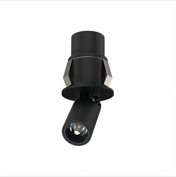 Spot Embutido Nordecor Mali 3 watts 3000K 25° Preto Ø22x45x35mm IRC90 Bivolt 6545