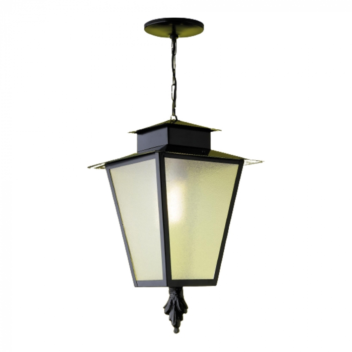 Pendente Ideal Colonial Alumínio e Vidro Espelhado 1L E27 670X270X270mm LA-8-C/G VE