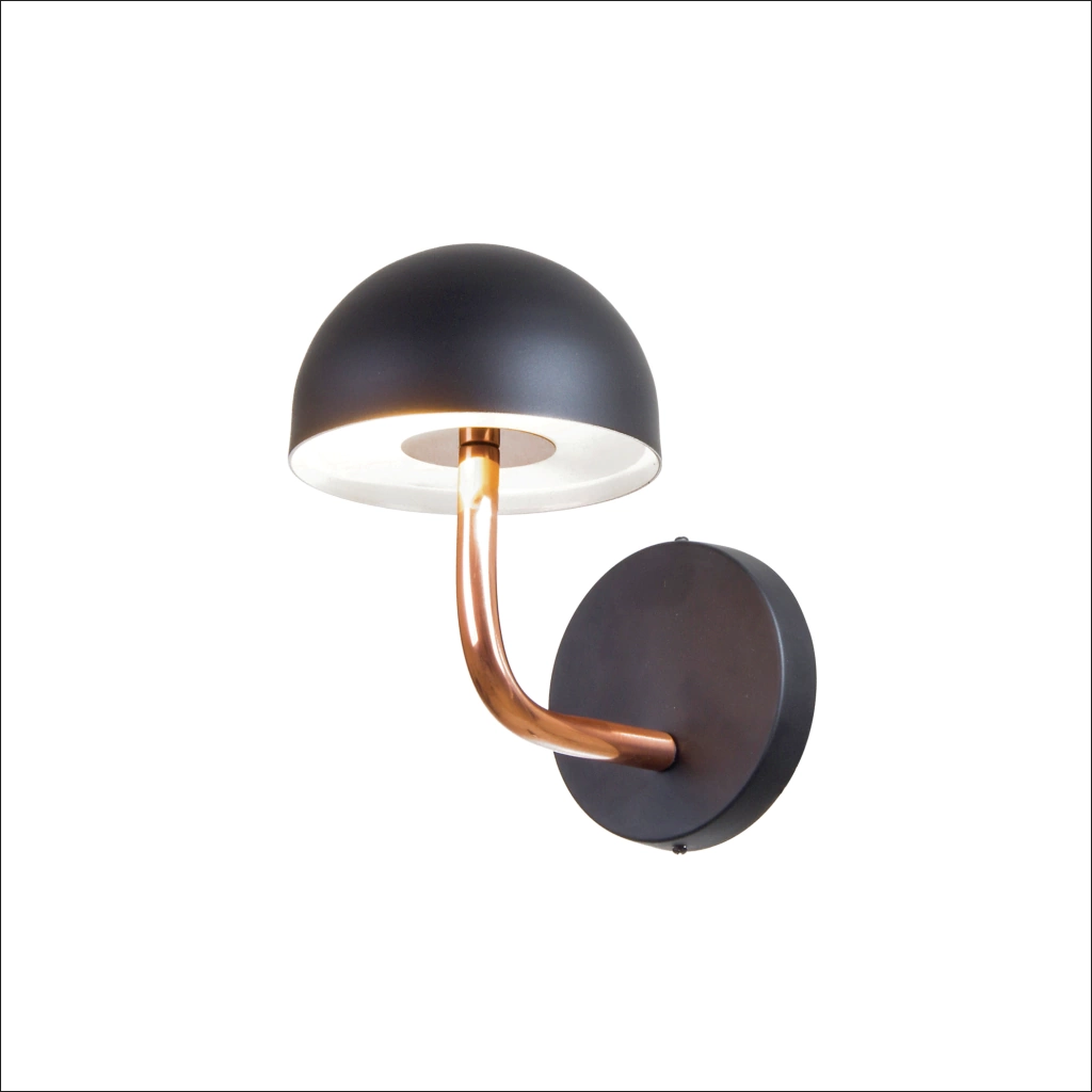 Arandela Old Artisan Mushroom Braço Curvo 3L G9 195x140x190mm AR-5832