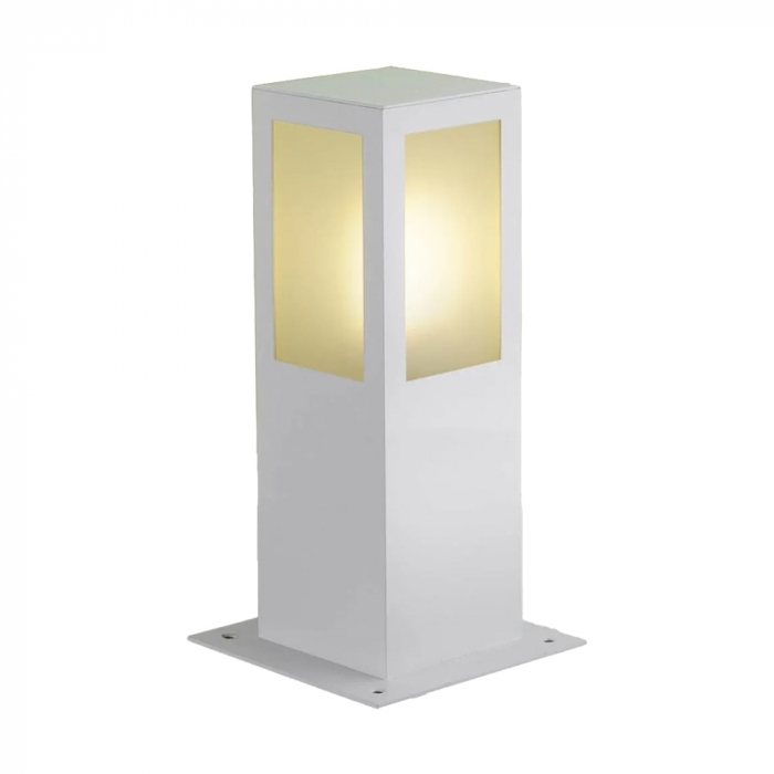 Poste Balizador Ideal Bolt Externo Alumínio e Termoplástico 1L E27 300X100X100mm PA-130